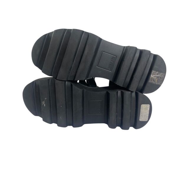Dolce Vita 6.5 Gladiater sandals Bloomingdales black leather platform streetwear - Picture 7 of 7